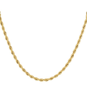 Unisex vlecht ketting - Goud