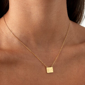 Secret note ketting - Goud