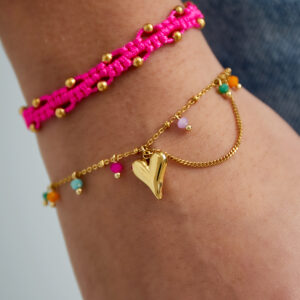 Heart pops armband