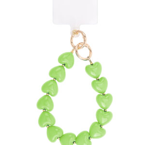 Classy hartvormig telefoonkoord - Groen